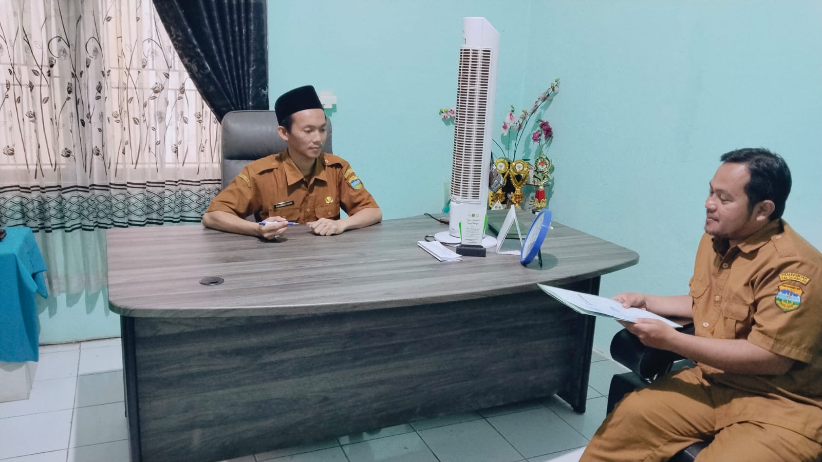 RAKOR EVALUASI KINERJA PERANGKAT DESA SUKAJADI KECAMATAN CISAYONG